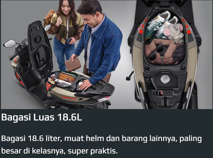 BAGASI LUAS 18.6L