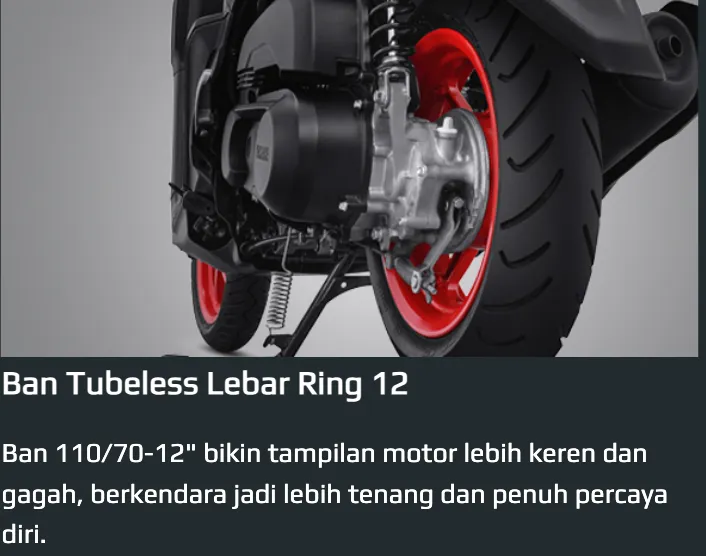 BAN TUBLESS LEBAR RING 12