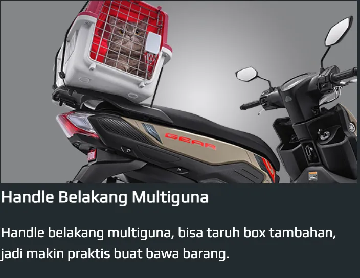 HANDLE BELAKANG MULTIGUNA